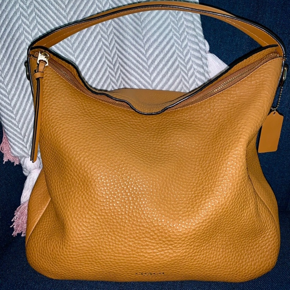 Genuine leather Coach bag